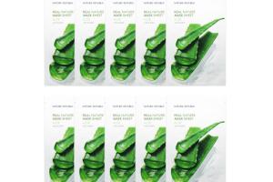 NATURE REPUBLIC - Real Nature Sheet Mask - Aloe - 1pc (10ea) Set