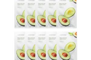 NATURE REPUBLIC - Real Nature Sheet Mask - Avocado - 1pc (10ea) Set