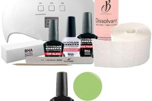 Pack Beauty Nails + Lampe 48 watts Wonderlak extrême Beauty Nails HONKY TONK GREEN WLE003