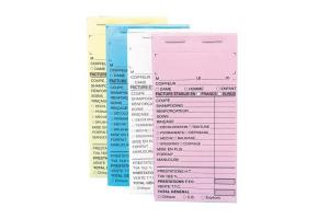Paquet de 10 carnets Caisse Blanc sans numéro