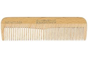 Peigne barbier en bois de hêtre Steamed Barburys