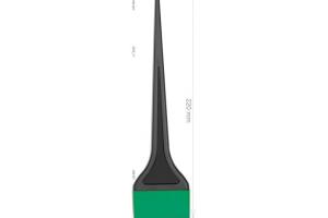 Pinceau silicone Vert 54 MM