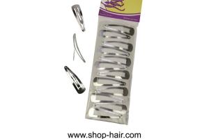Pinces Clips Cheveux argentées X12 GM Pinces Clips Cheveux argentées X12 GM