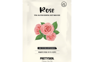 Pretty Skin - Total Solution Essential Sheet Mask - 1pièce - Rose