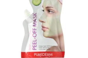 PUREDERM - Concombre Masque Peel-Off Nettoyant en Profondeur - Bec 50g