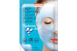 PUREDERM - Masque à bulles Nuage Purifiant Profond - Acide...