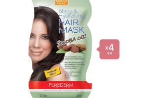 PUREDERM Shiny & Hydrating Hair Mask - Jojoba Oil (4ea) Set