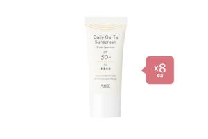 PURITO Daily Go-To Sunscreen SPF50+ PA++++ (Mini) - 15ml (8ea) Set PURITO Daily Go-To Sunscreen SPF50+ PA++++ (Mini) - 15ml (8ea) Set