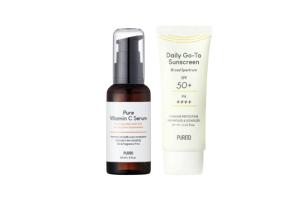 PURITO - Sunscreen x Vitamin C Serum Set