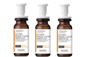 RAMOSU - Ampoule Magic Clear 28 jours - 3pièces(7ml+0.3g)