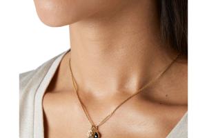 Rituals Black Onyx Pendant Necklace Gold Plated