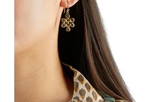 Rituals Infinity Pendant Earrings Gold Plated