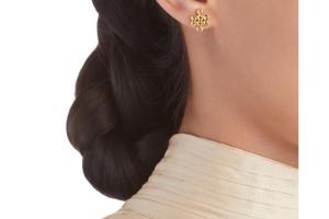 Rituals Infinity Stud Earrings Gold Plated