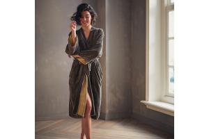 Rituals Saigon Silk Kimono Long Moss Green
