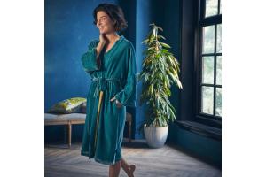 Rituals Saigon Silk Kimono Long Ocean Turquoise