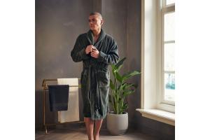 Rituals Super Smooth Cotton Bathrobe Men S Moss Green