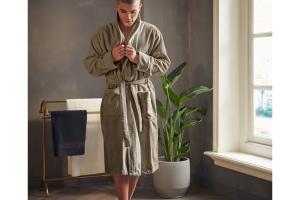 Rituals Super Smooth Cotton Bathrobe Men Sand S Rituals Super Smooth Cotton Bathrobe Men Sand S