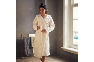 Rituals Super Smooth Cotton Bathrobe Women M Off White