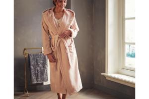 Rituals Super Smooth Cotton Bathrobe Women M Pale Pink