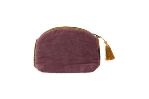 Rituals Vellore Small Cotton Velvet Pouch Peacock