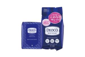 Rohto Mentholatum - Feuilles nettoyantes pour le corps Deoco - 36 pièces