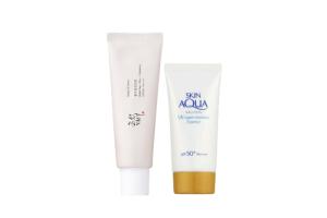 Rohto Mentholatum X BEAUTY OF JOSEON Super Moisture Sunscreen Set...