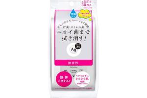 Shiseido - Drap de douche transparent Ag Deo 24 - 30 pièces - Unscented