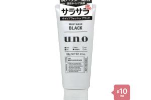 Shiseido - Uno - Whip Wash Black/130g 10pcs Set