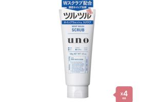 Shiseido - Uno Whip Wash - Scrub - 130g 4pcs Set