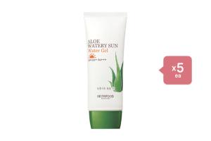 SKINFOOD Aloe Watery Sun Waterproof SPF50+ PA+++ - 50ml (5ea) Set