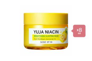 SOME BY MI Yuja Niacin 30 days Brightening Sleeping Mask/60g (8ea) Set
