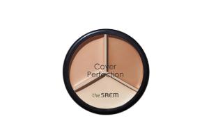 The Saem - Cache-cernes triple pot Cover Perfection - 4.5g*3 - 02... The Saem - Cache-cernes triple pot Cover Perfection - 4.5g*3 - 02...