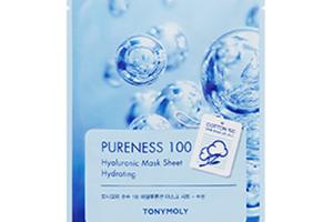 TONY MOLY - Pureness 100, Feuille de masque - Acide Hyaluronique - TONY MOLY - Pureness 100, Feuille de masque - Acide Hyaluronique -