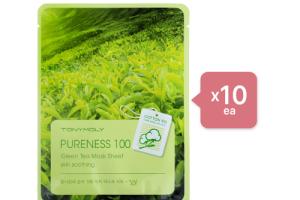 TONYMOLY - Set Feuille de masque Pureness 100 - Green Tea (10ea) Set TONYMOLY - Set Feuille de masque Pureness 100 - Green Tea (10ea) Set