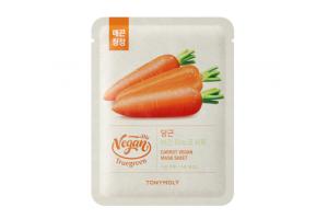 TONYMOLY - Truegreen Feuille de masque végétalien - 1pièce - Carrot TONYMOLY - Truegreen Feuille de masque végétalien - 1pièce - Carrot
