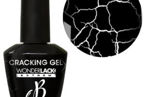 Top coat Cracking gel Black Wonderlack 12ML Beauty Nails