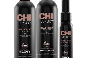 Trio shampooing + conditionneur + crème de coiffage Luxury Black Seed Oil CHI