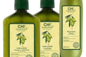 Trio shampooing + conditionneur + masque Naturals CHI