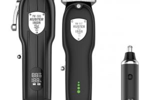 Trio tondeuses coupe, finition et tondeuse nez Iron-Cut + Trim-Iron + Nozy Trim Kuster