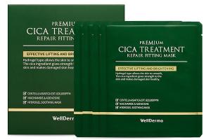 WELLDERMA - Cica Treatment Repair Masque d'ajustement - 4pièces