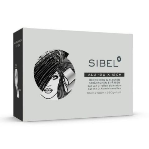 3 rouleaux d'aluminium 12cm Sibel