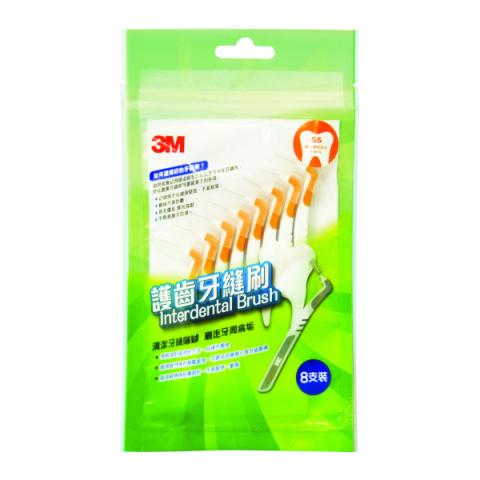 3M - Brosse interdentaire en forme de L SS - 8pièces - Orange