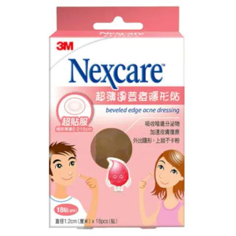 3M - Pansement contre l'acné à bords biseautés Nexcare - 18pièces