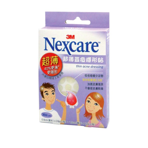 3M - Pansement mince contre l'acné Nexcare - 36pièces