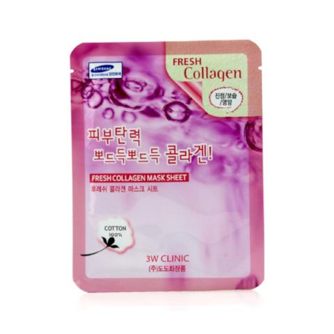 3W Clinic - Feuille de masque au collagène frais - 1pièce