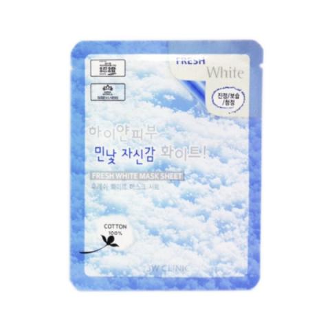 3W Clinic - Feuille de masque blanc frais - 1pièce