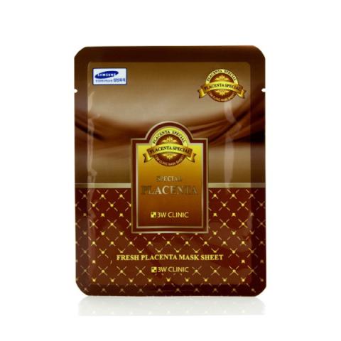 3W Clinic - Feuille de masque de placenta frais - 1pièce