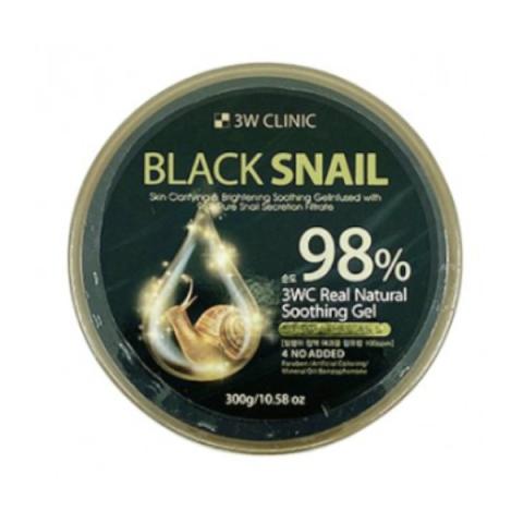 3W Clinic - Gel Apaisant Naturel Escargot Noir - 300g