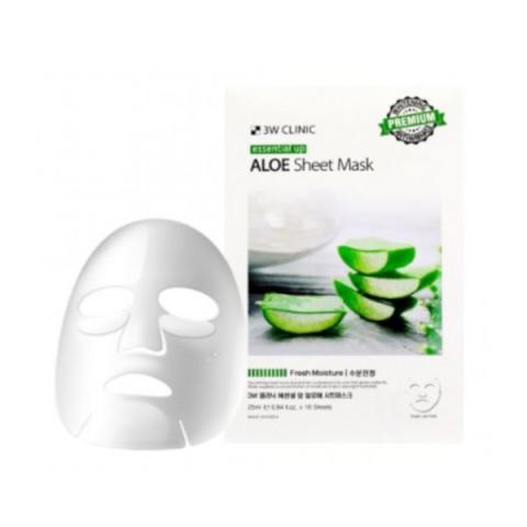 3W Clinic - Masque en feuille Aloe Essential Up - 1pièce