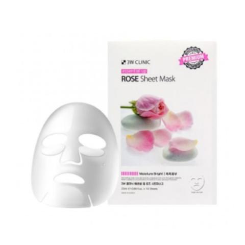3W Clinic - Masque en feuille Rose Essential Up - 1pièce